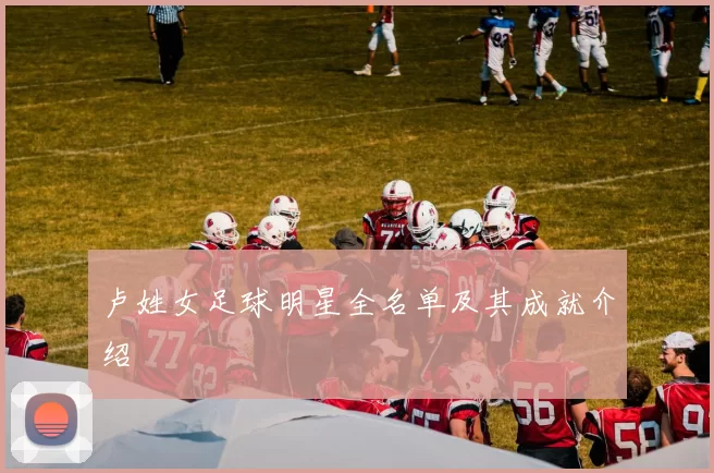 卢姓女足球明星全名单及其成就介绍